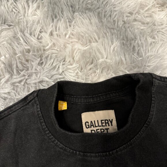 Gallery Dept Blue and White Chest Logo Tee Mens Size Large - Picture 3 of 3